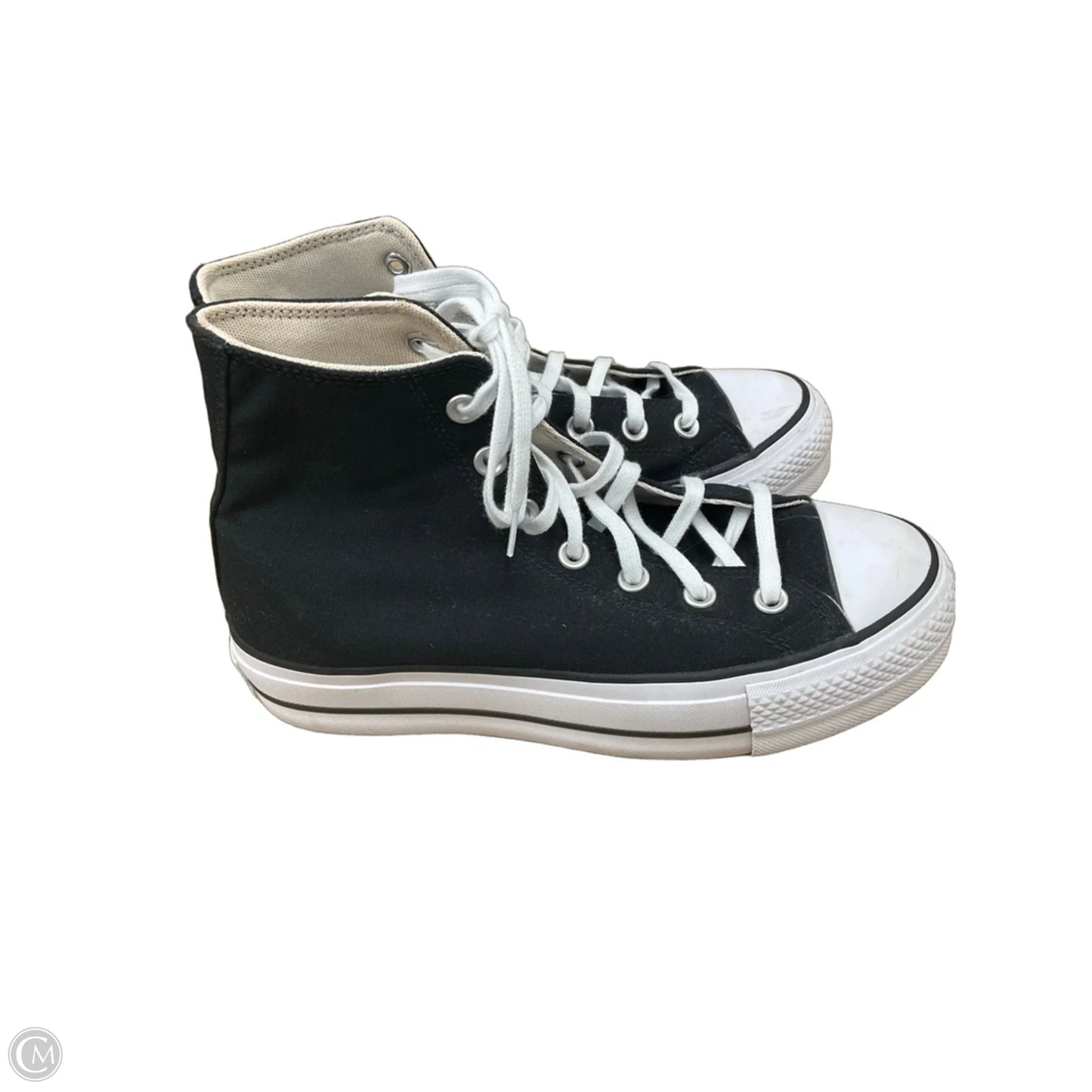 Shoes Sneakers Platform By Converse In Black, Size: 7