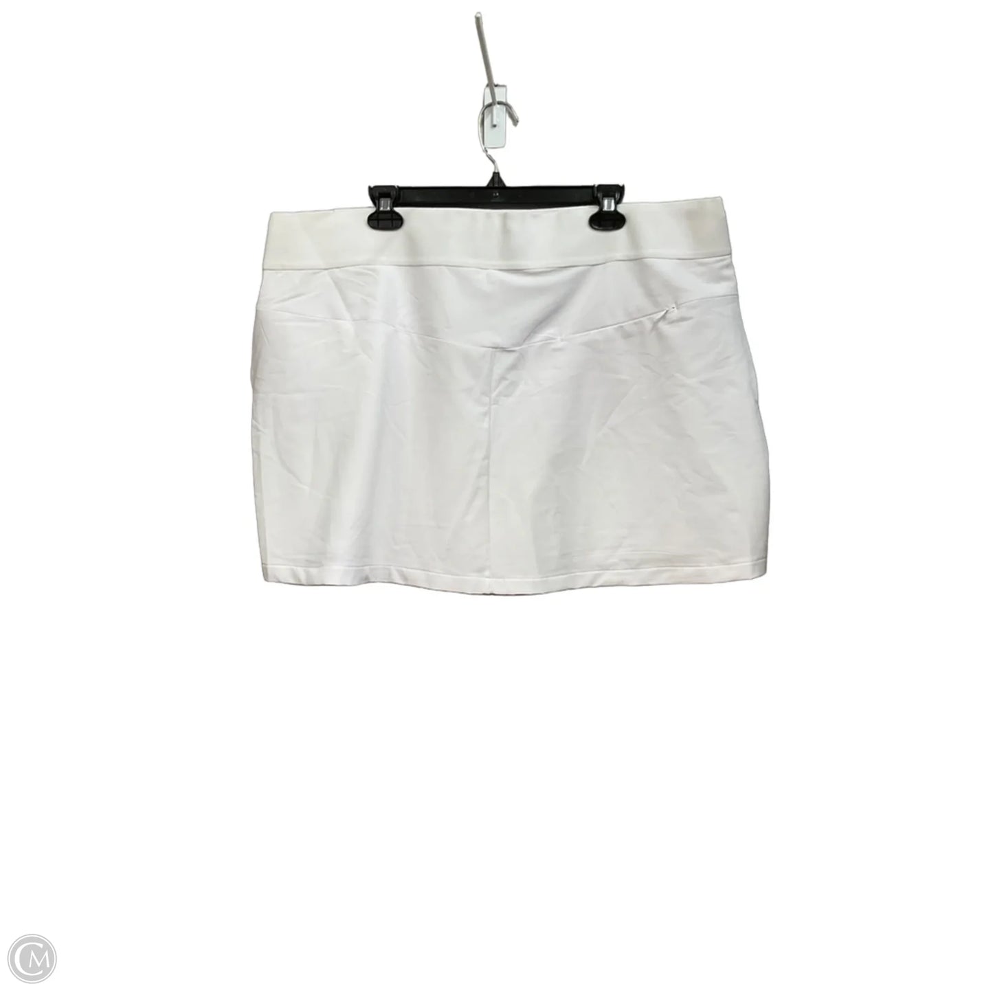 Athletic Skort By Greg Norman In White, Size: Xxl