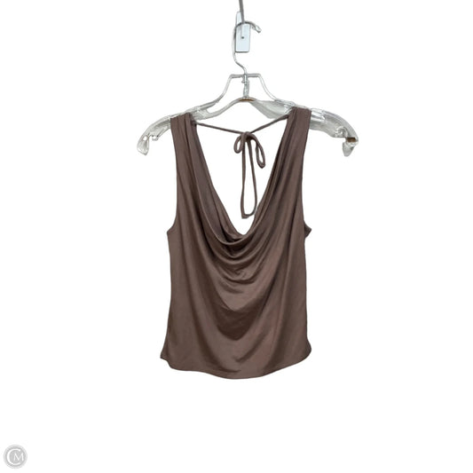 Tank Top By Gaze In Brown, Size: Xs