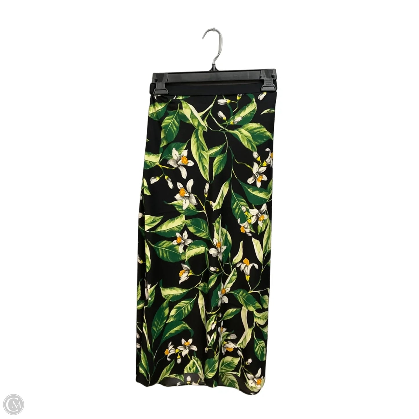 Skirt Maxi By Express In Black & Green, Size: 2