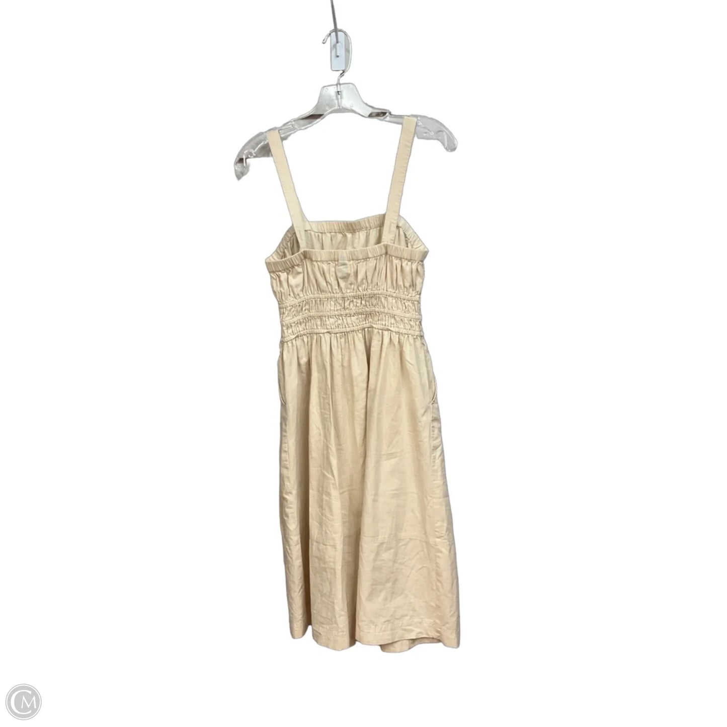 Dress Casual Midi By Universal Thread In Tan, Size: S