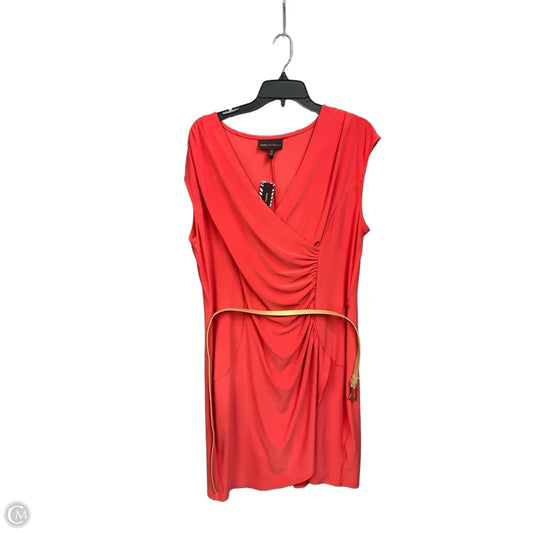 Dress Casual Midi By Dana Buchman In Orange, Size: Xl