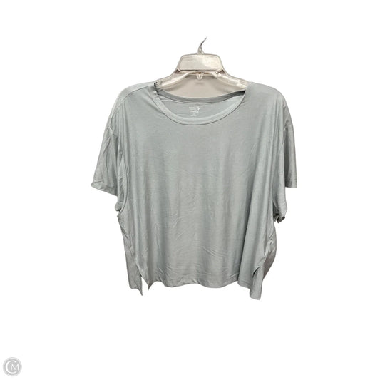 Athletic Top Short Sleeve By Old Navy In Grey, Size: Xl