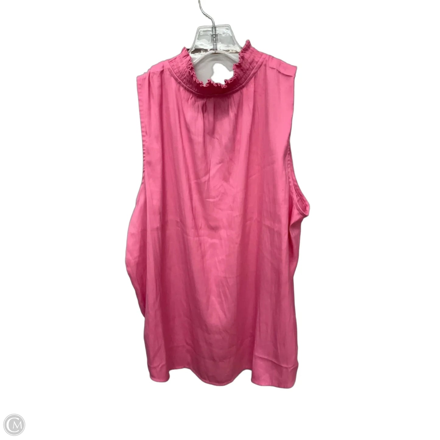 Blouse Sleeveless By Loft In Pink, Size: Xl