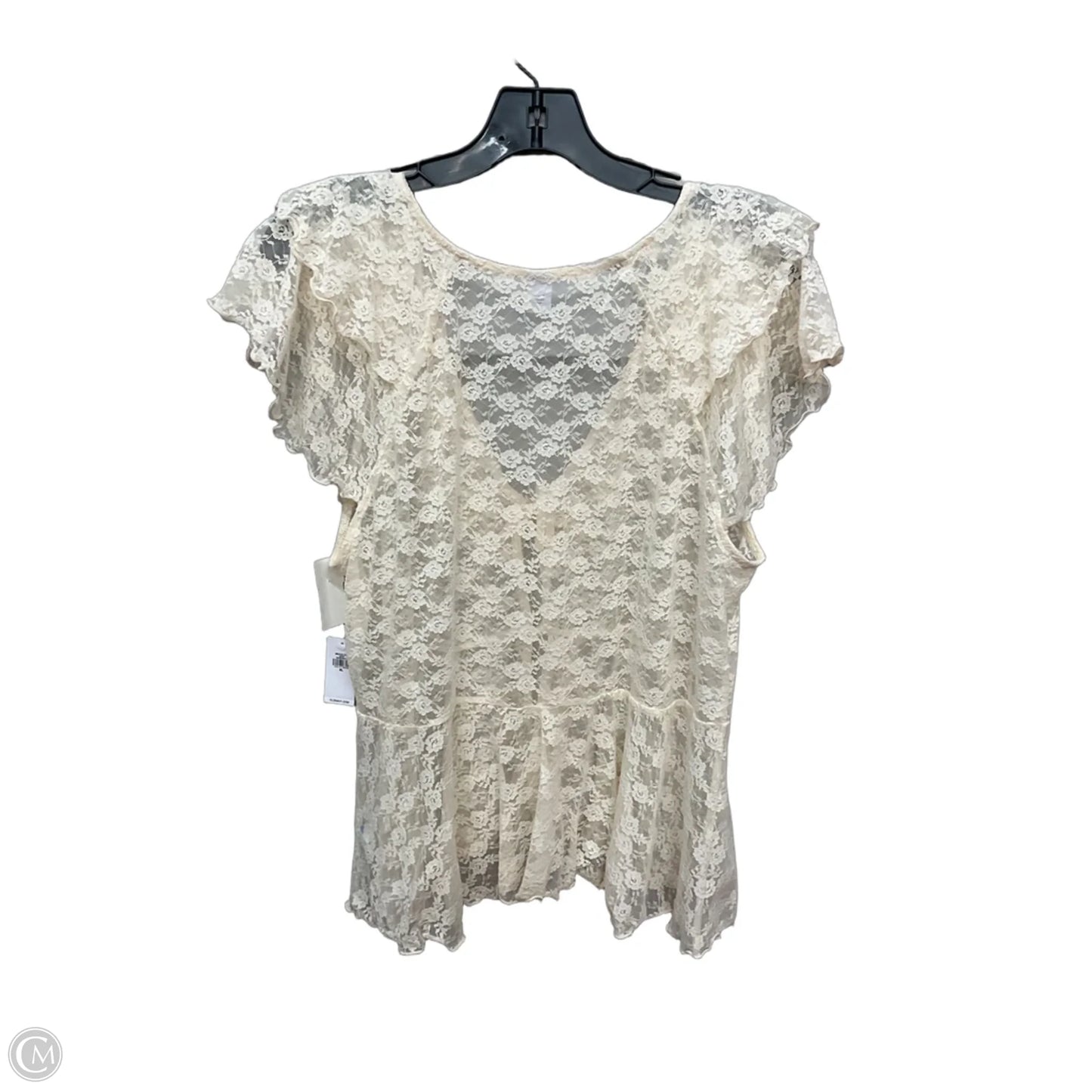 Top Sleeveless By Old Navy In Cream, Size: Xl