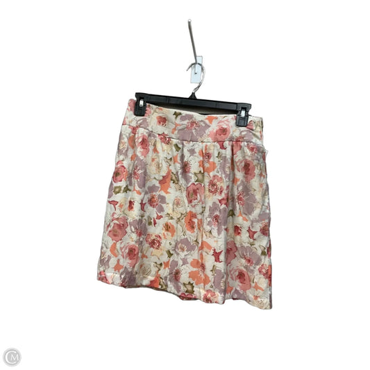 Skirt Mini & Short By Maurices In Floral Print, Size: 4