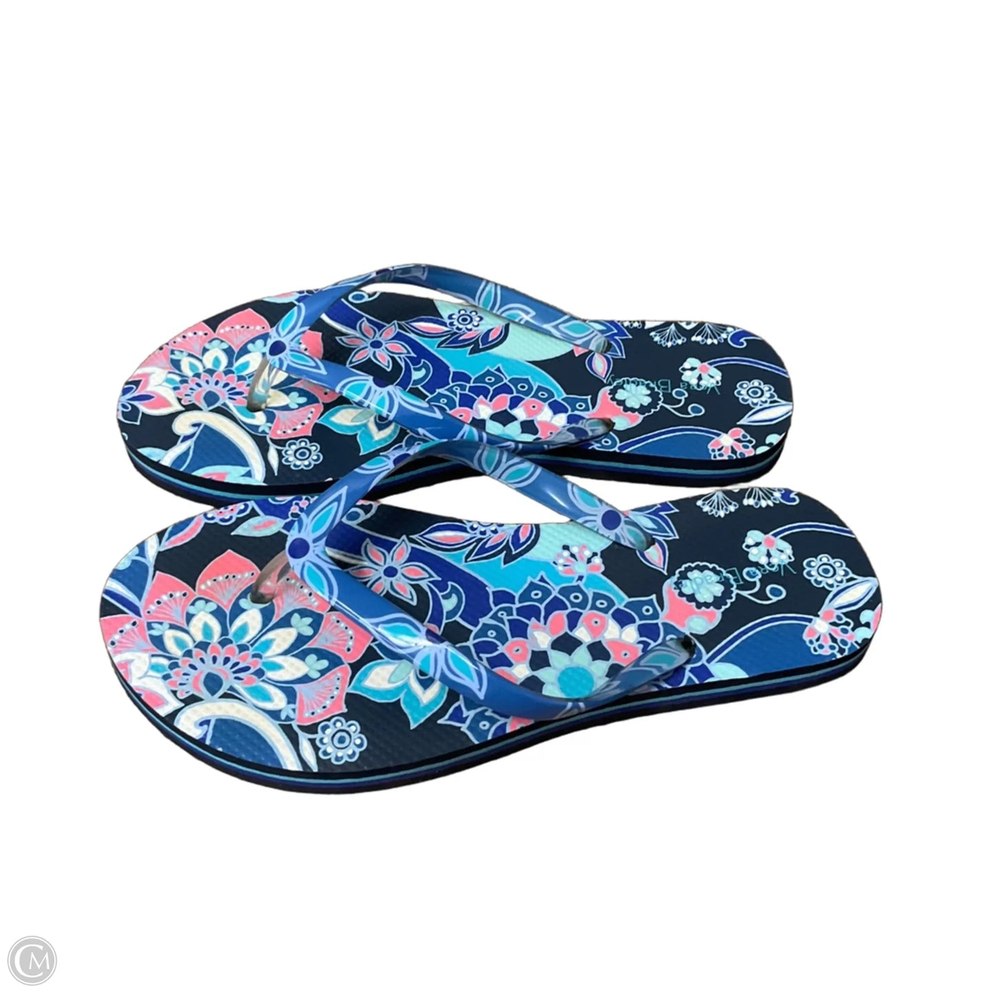 Sandals Flip Flops By Vera Bradley In Blue, Size: 7