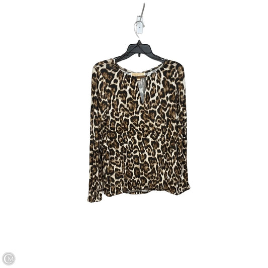 Top Sleeveless By Michael By Michael Kors In Animal Print, Size: Xs