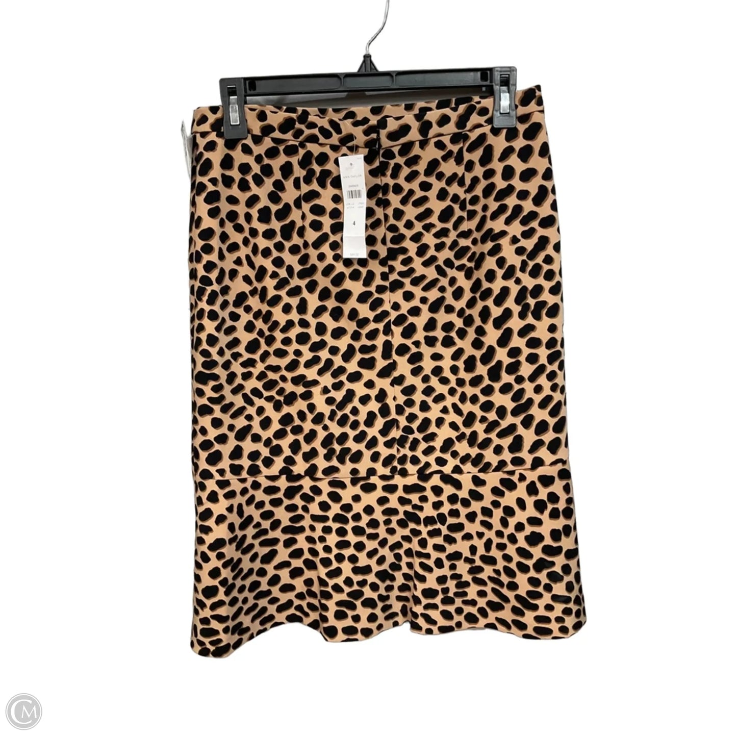 Skirt Midi By Ann Taylor In Animal Print, Size: 4