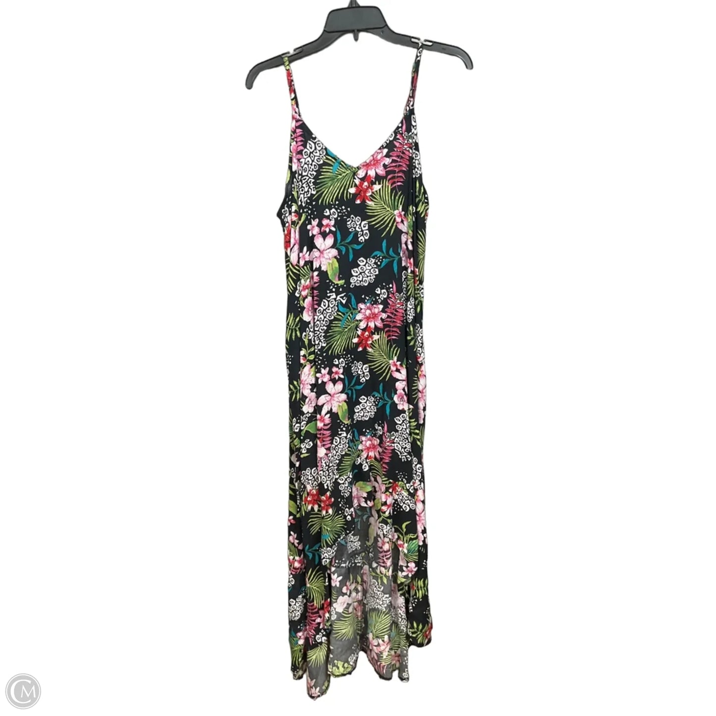 Dress Casual Maxi By Clothes Mentor In Floral Print, Size: L