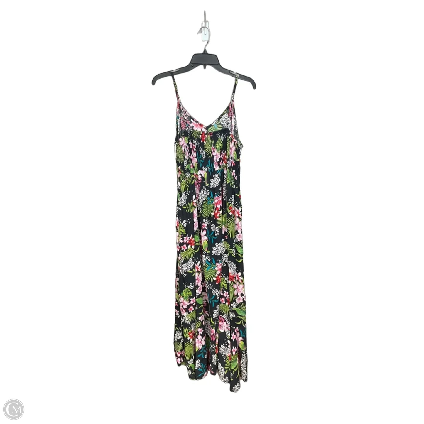 Dress Casual Maxi By Clothes Mentor In Floral Print, Size: L