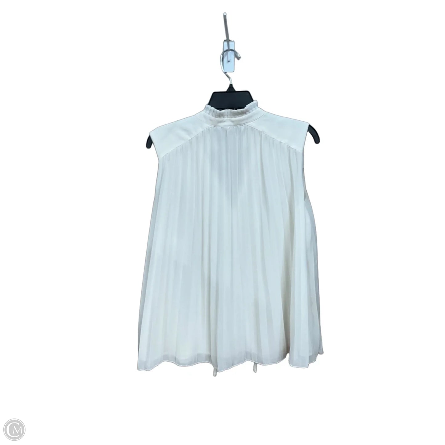 Blouse Sleeveless By H&m In White, Size: S