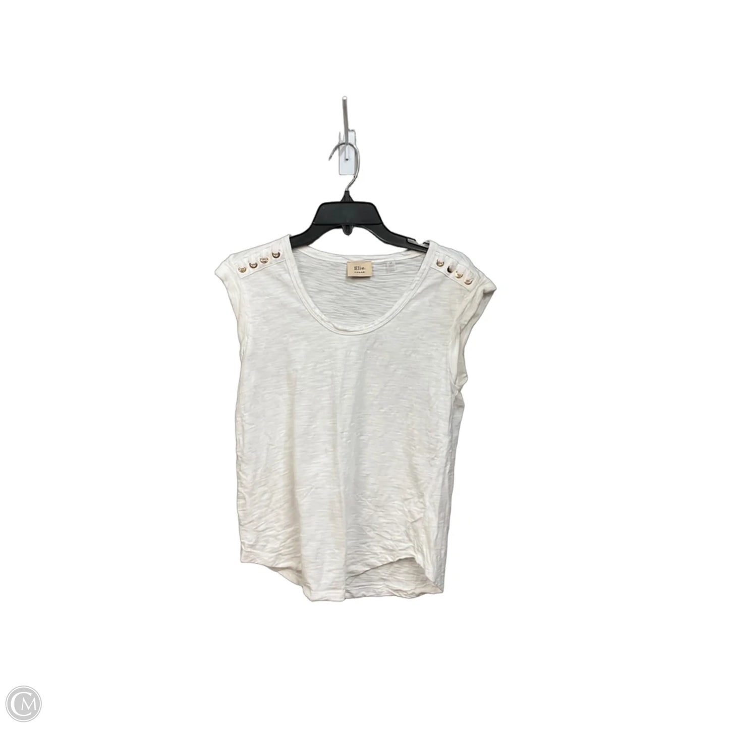 Top Sleeveless By Elie Tahari In White, Size: Sp
