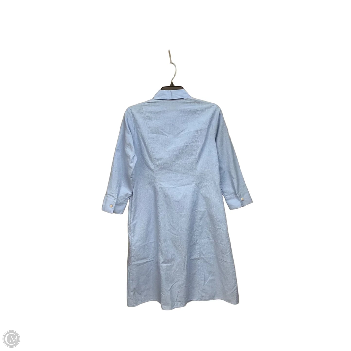 Dress Casual Short By Foxcroft In Blue, Size: Xs