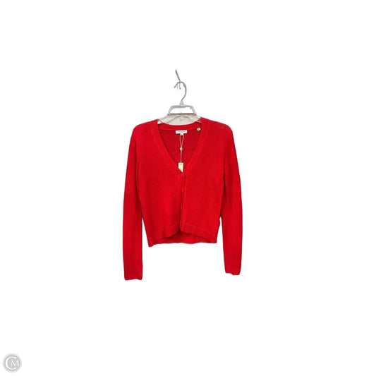 Cardigan By Max Studio In Red, Size: Xs