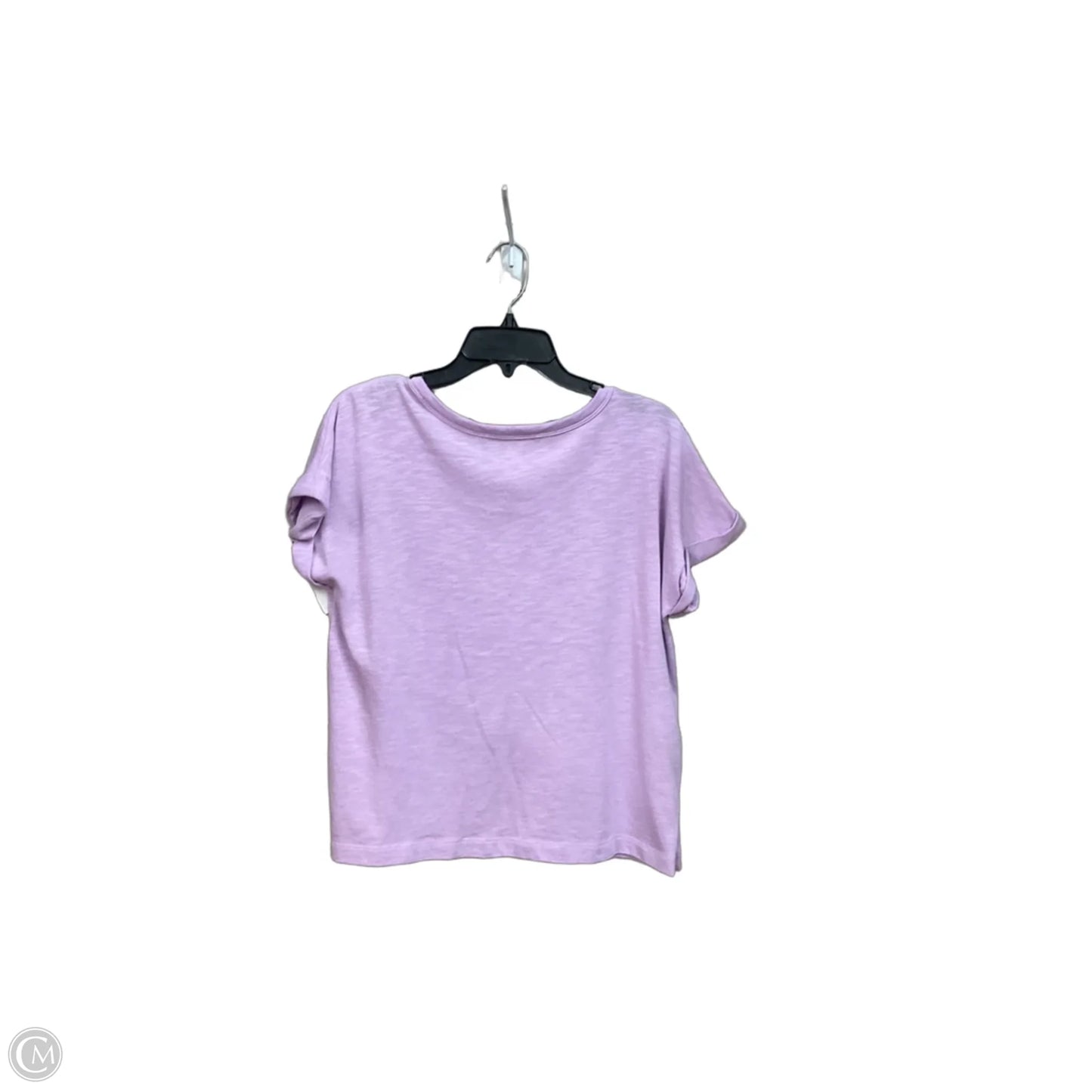 Top Short Sleeve By Loft In Purple, Size: S