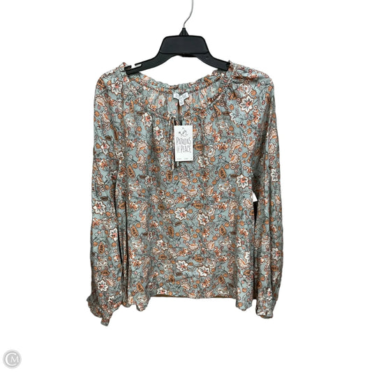 Top Long Sleeve By Patrons Of Peace In Green, Size: M