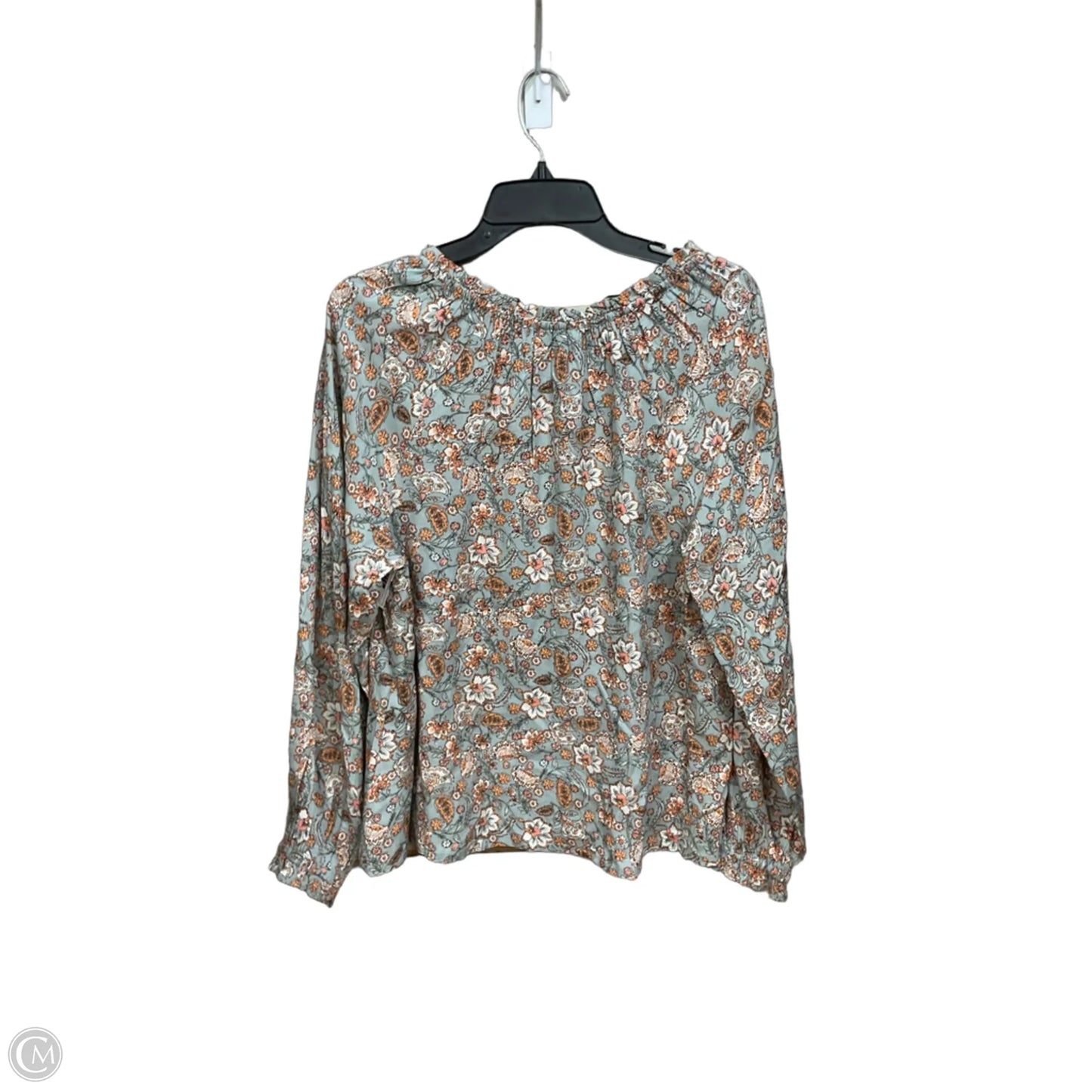 Top Long Sleeve By Patrons Of Peace In Green, Size: M