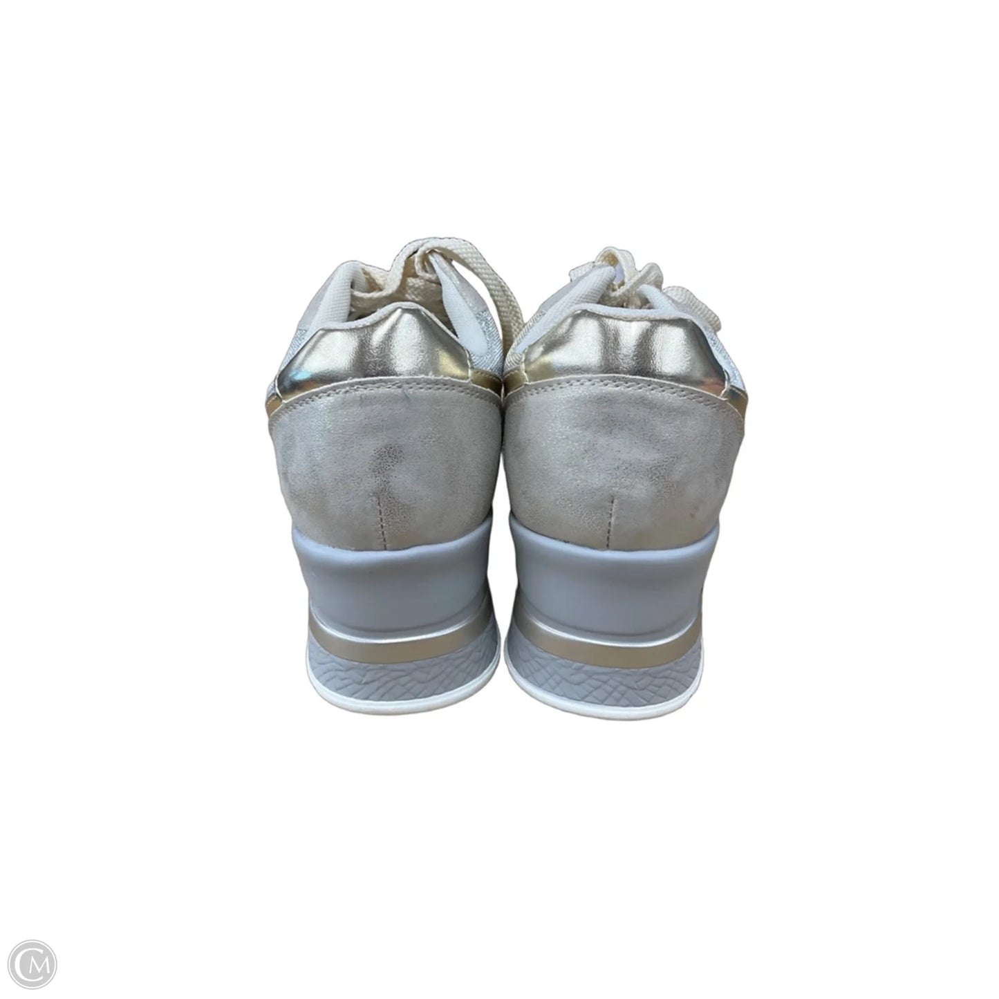 Shoes Heels Wedge By Clothes Mentor In Tan, Size: 6