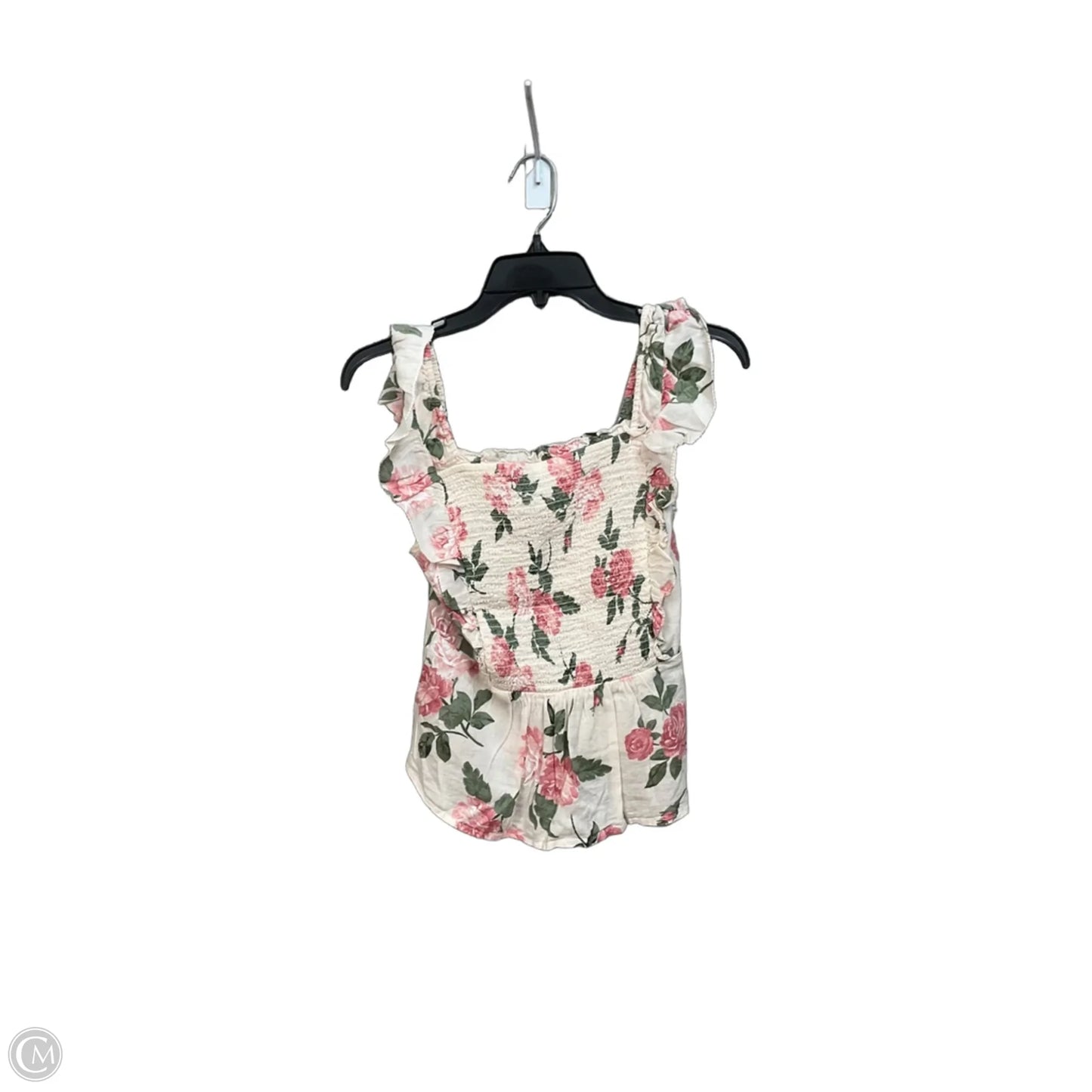 Top Sleeveless By Old Navy In Floral Print, Size: S