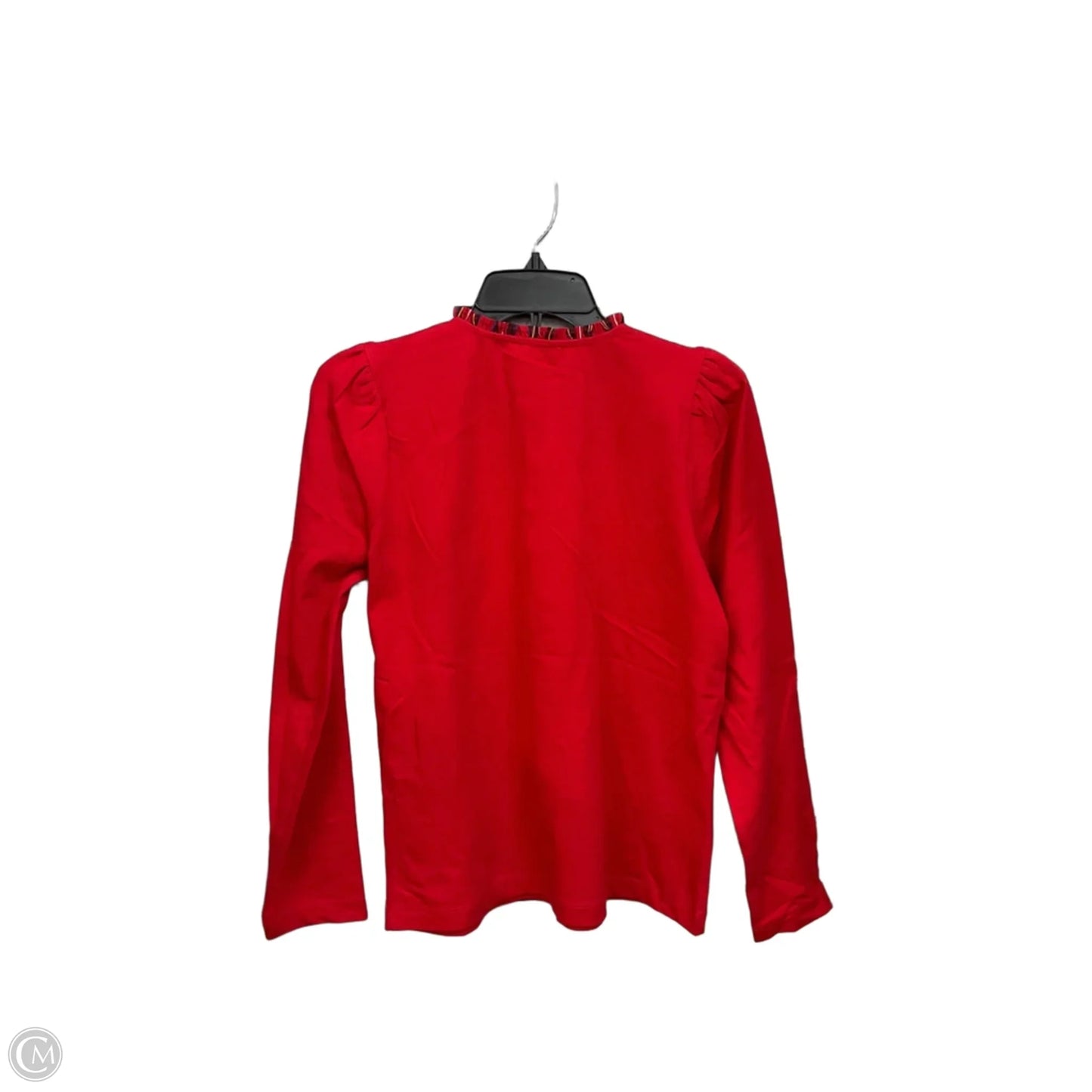 Top Long Sleeve By J. Crew In Red, Size: S