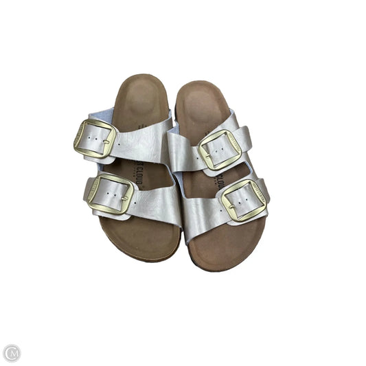Sandals Flats By Cmc In Silver, Size: 8.5