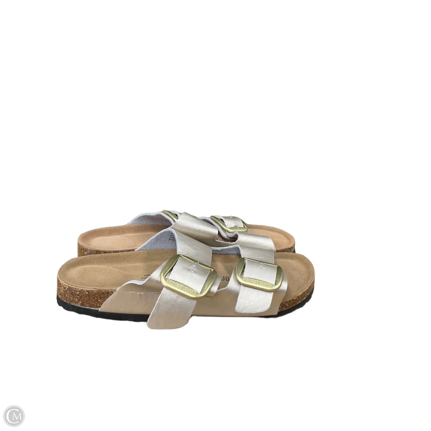 Sandals Flats By Cmc In Silver, Size: 8.5