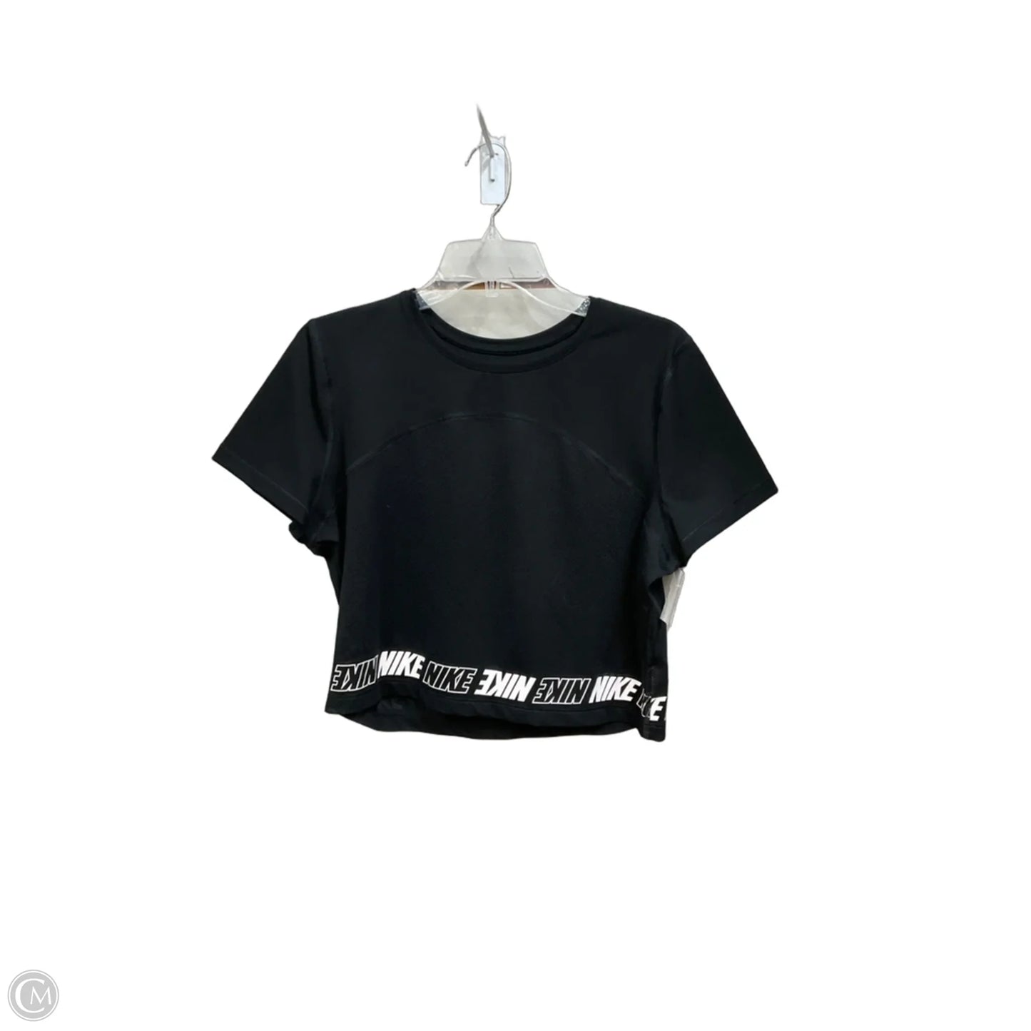 Athletic Top Short Sleeve By Nike Apparel In Black, Size: Xl