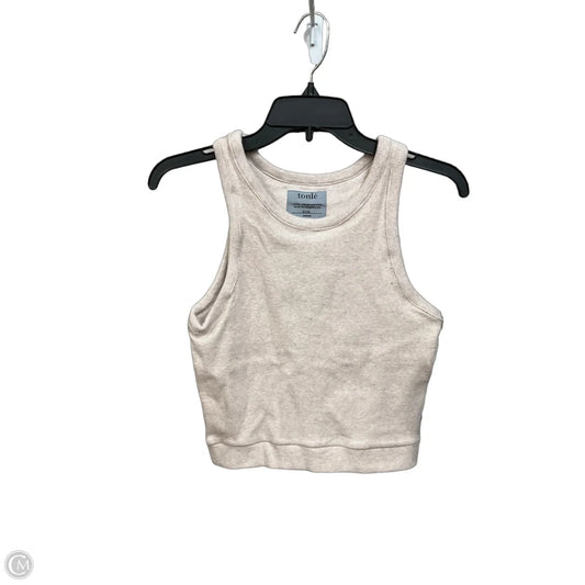 Tank Top By Clothes Mentor In Tan, Size: M