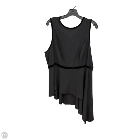 Top Sleeveless By Torrid In Black, Size: 2x