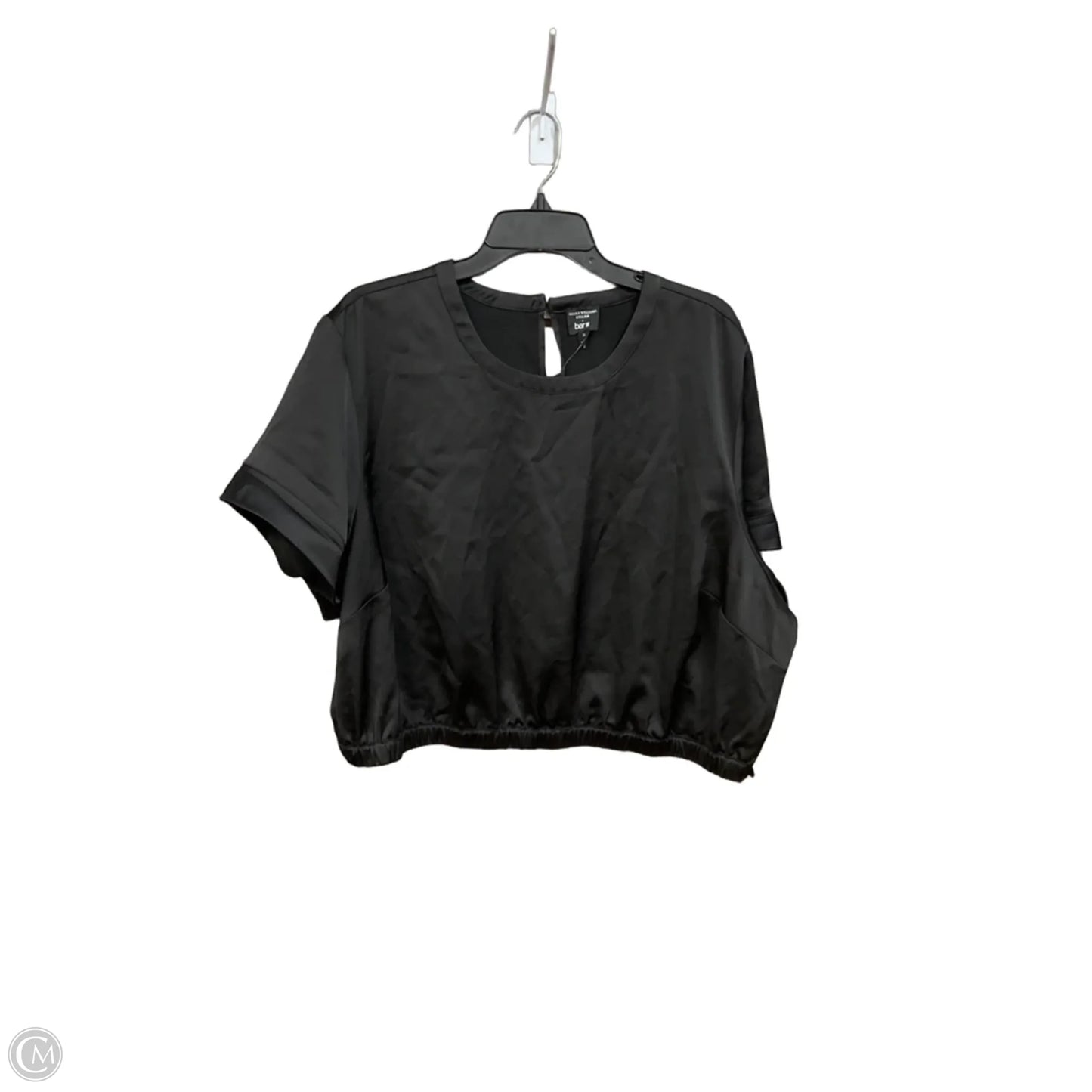Top Short Sleeve By Bar Iii In Black, Size: 2x
