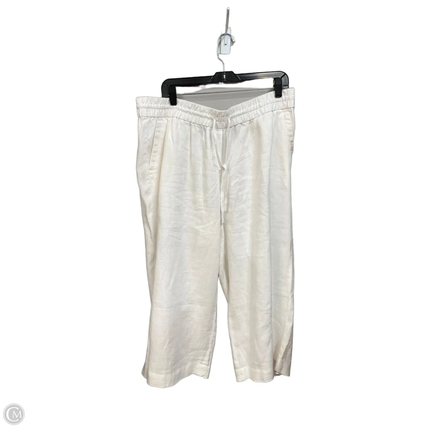 Pants Linen By Talbots In White, Size: 14