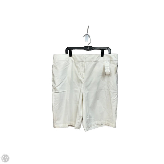Shorts By Charter Club In White, Size: 16