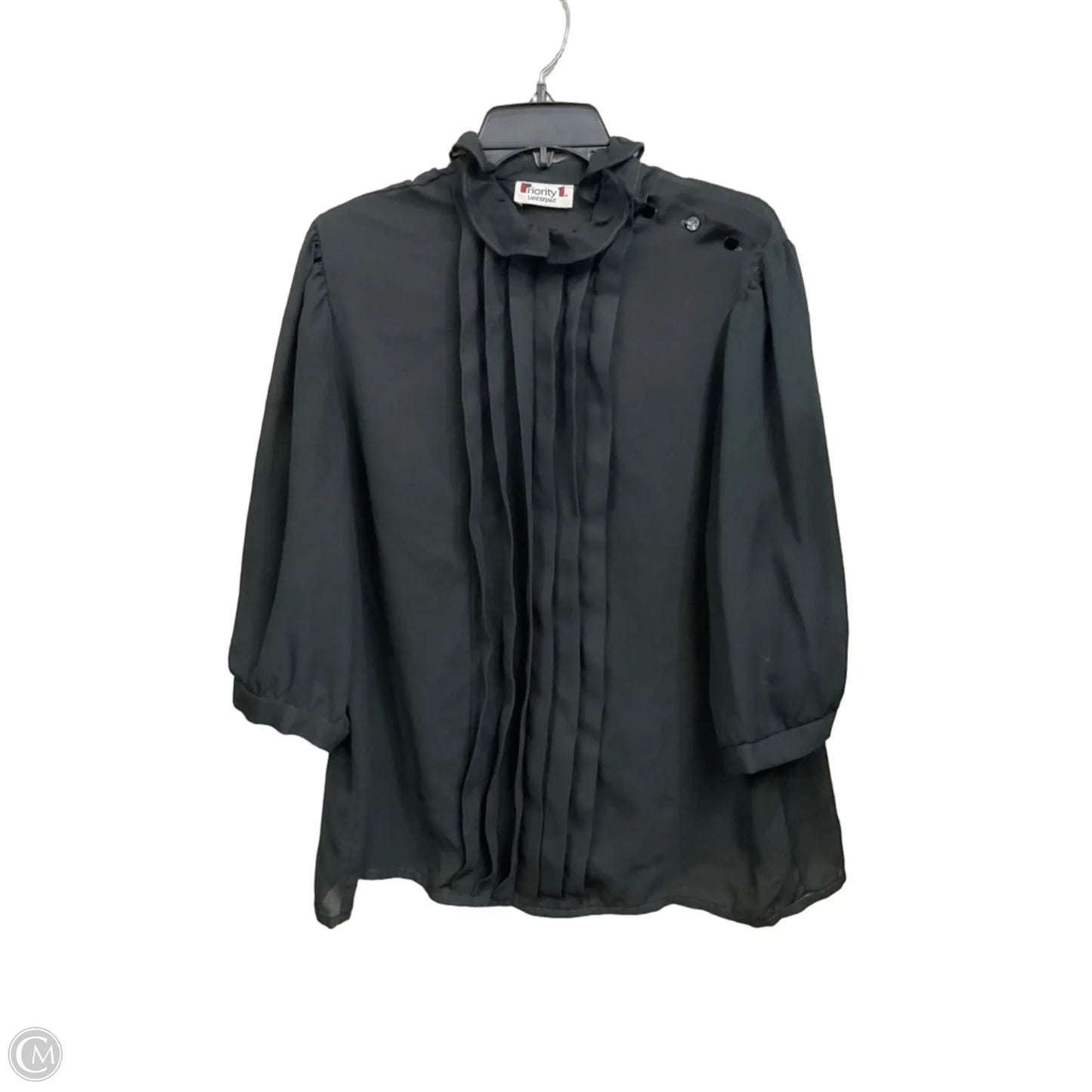 Blouse Long Sleeve By Lane Bryant In Black, Size: 2x