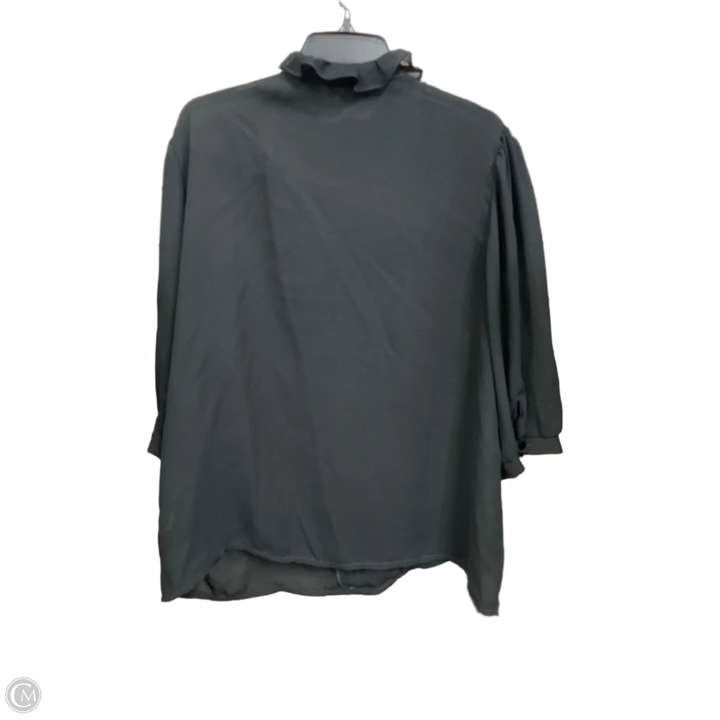 Blouse Long Sleeve By Lane Bryant In Black, Size: 2x