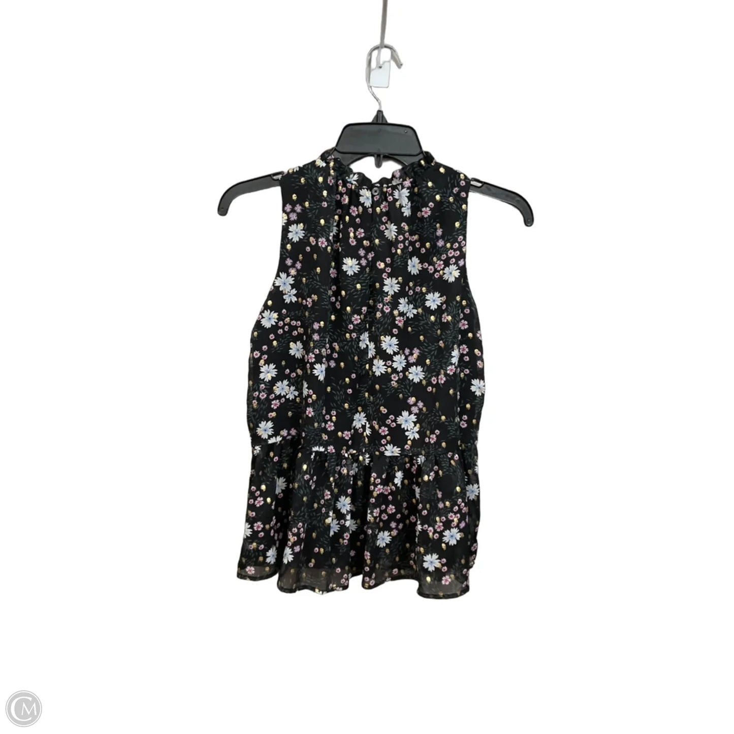 Blouse Sleeveless By Loft In Floral Print, Size: S