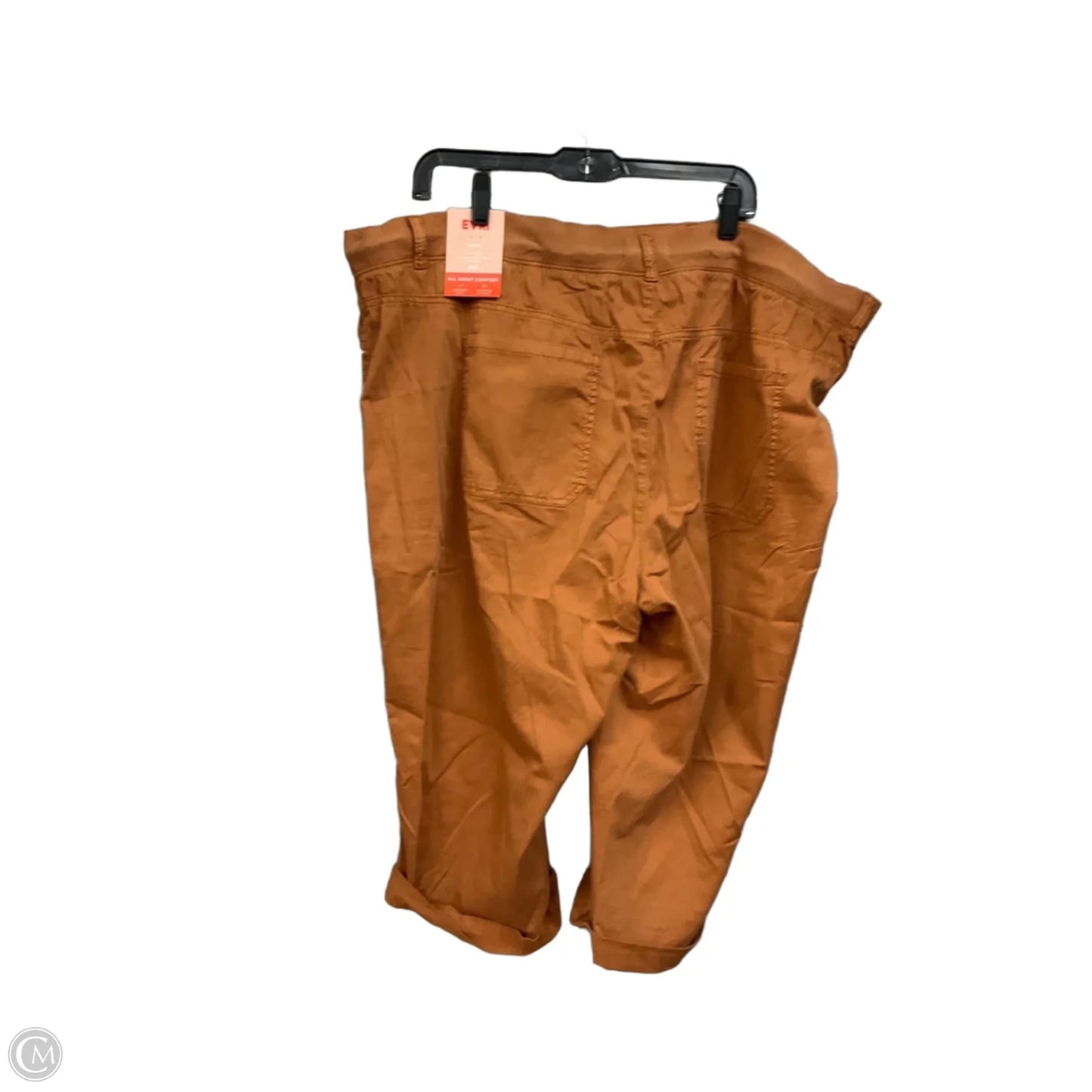 Capris By Evri In Brown, Size: 20