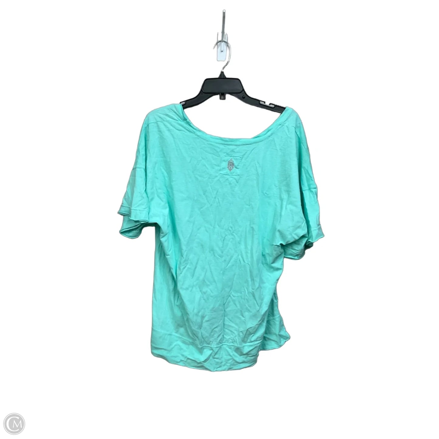 Top Short Sleeve Basic By Free People In Teal, Size: S
