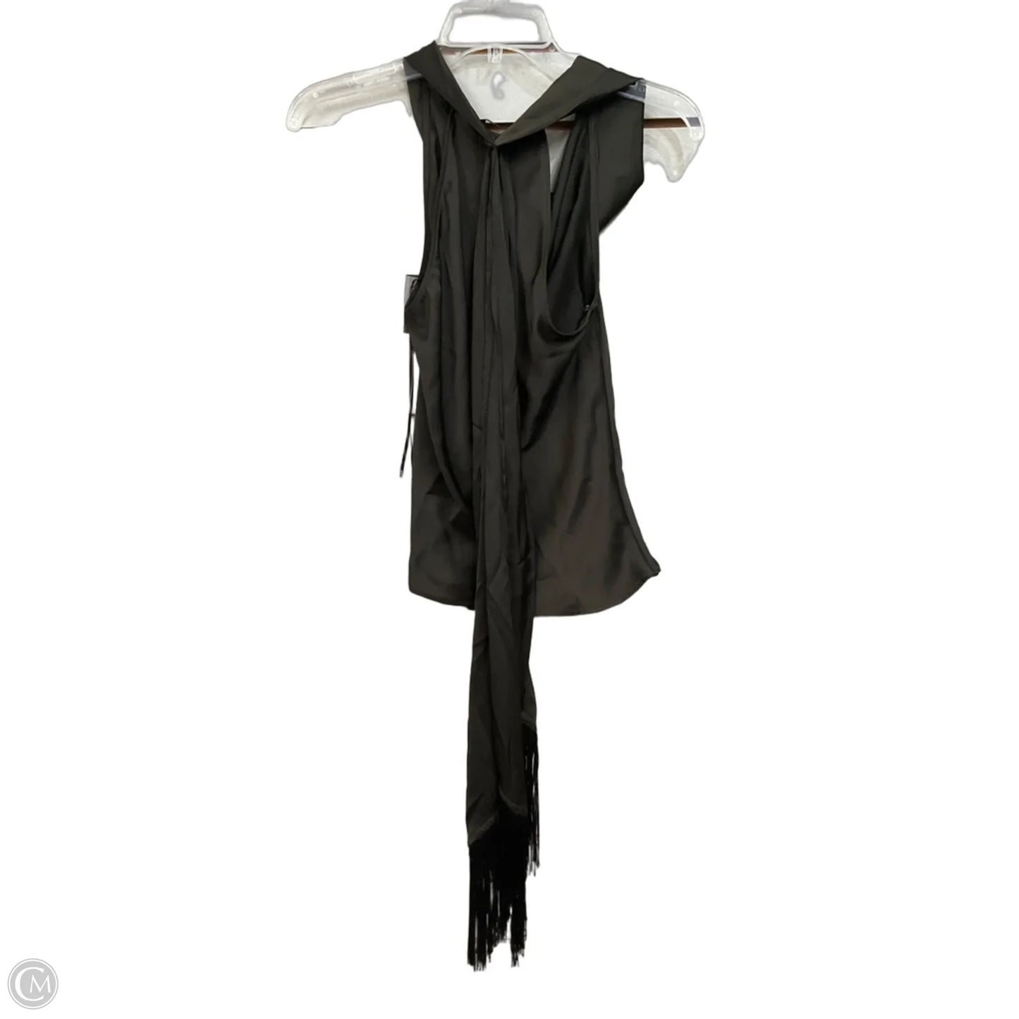 Top Sleeveless By Zara In Green, Size: Xs