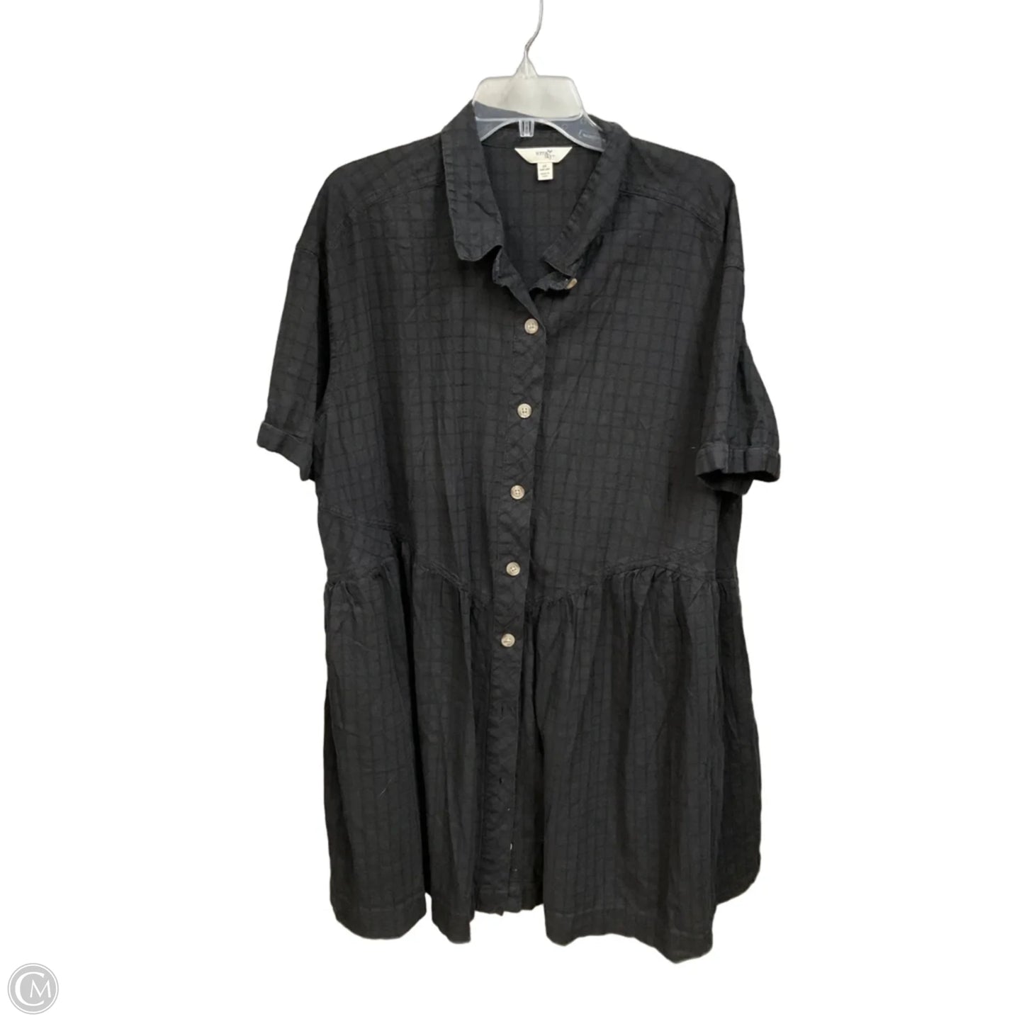 Dress Casual Short By Terra & Sky In Black, Size: 2x