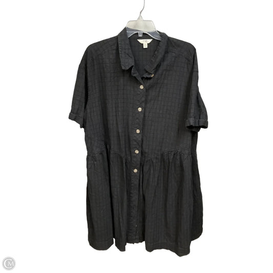Dress Casual Short By Terra & Sky In Black, Size: 2x