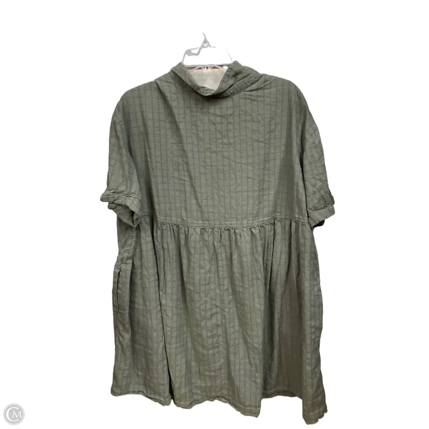Dress Casual Short By Terra & Sky In Green, Size: 2x