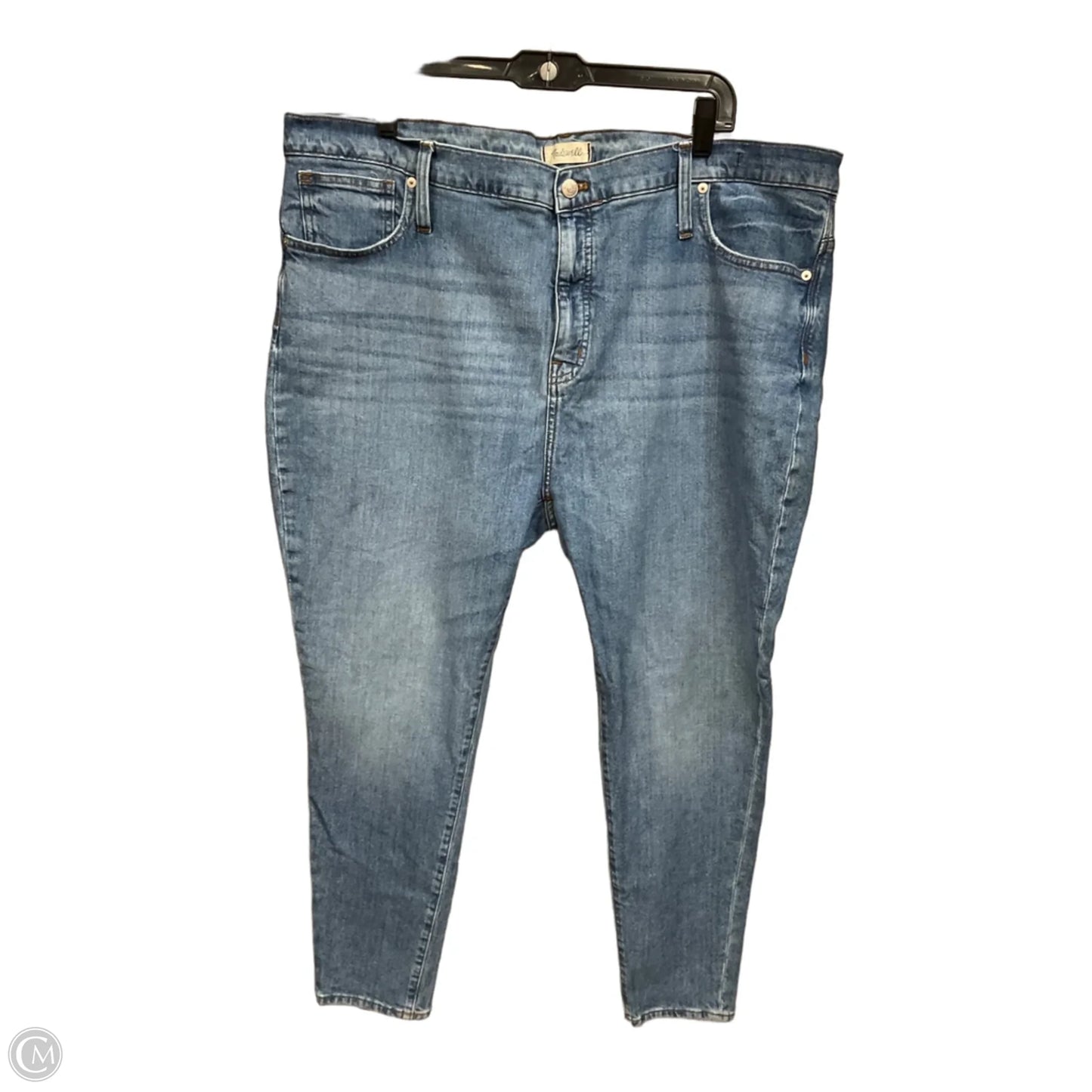 Jeans Skinny By Madewell In Blue Denim, Size: 18