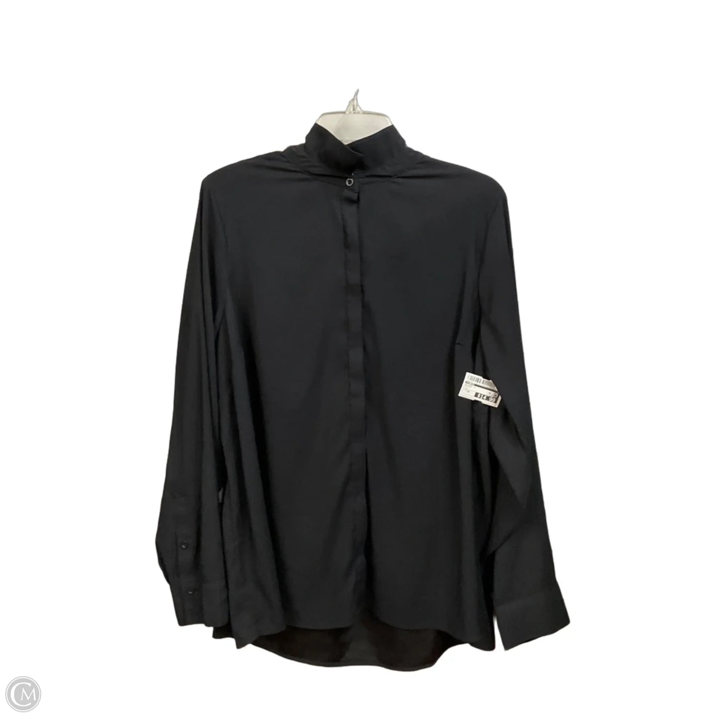 Blouse Long Sleeve By Torrid In Black, Size: 3x