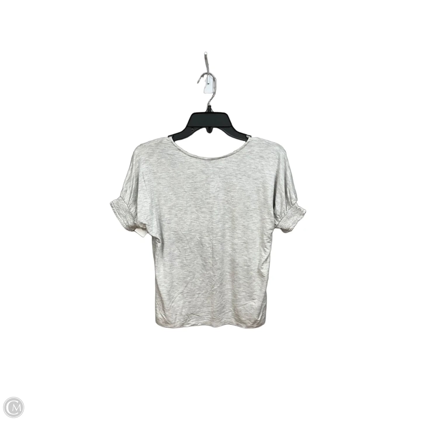 Top Short Sleeve Basic By Loft In Grey, Size: Xxsp