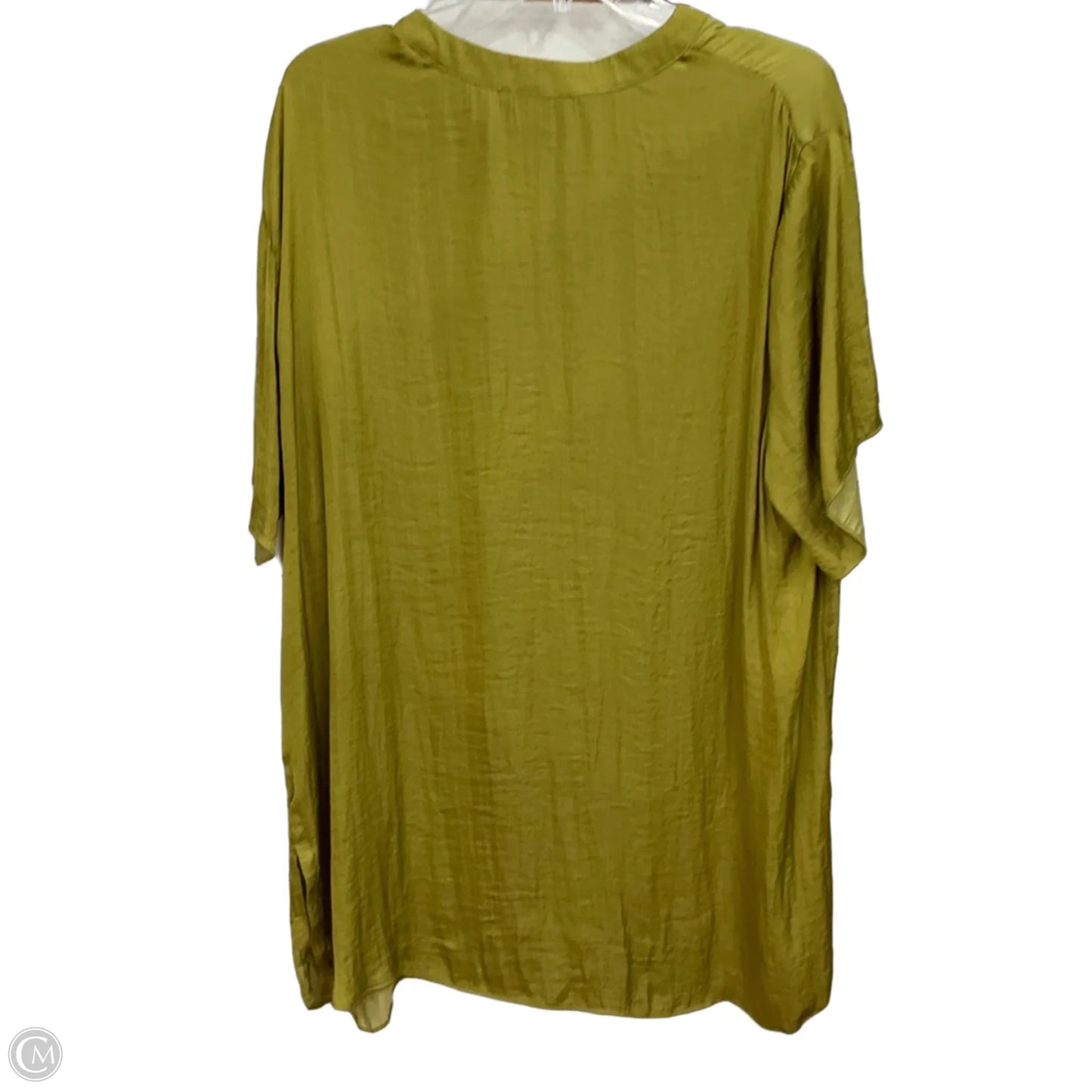 Blouse Short Sleeve By Rachel Roy In Green, Size: 2x