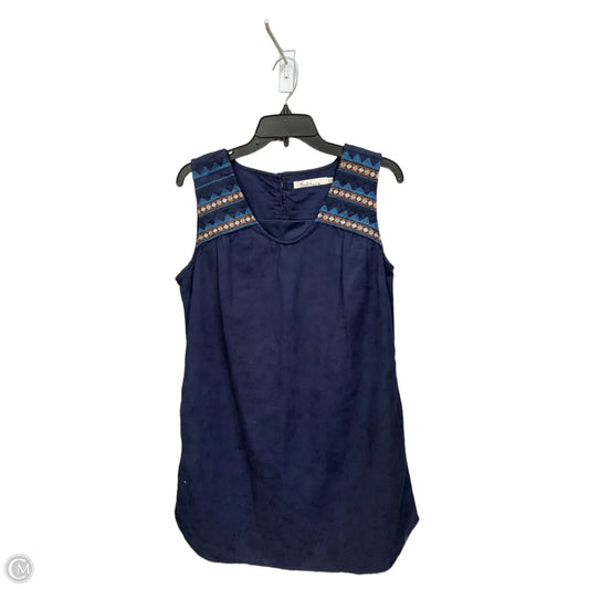 Dress Casual Short By Solitaire In Blue, Size: M