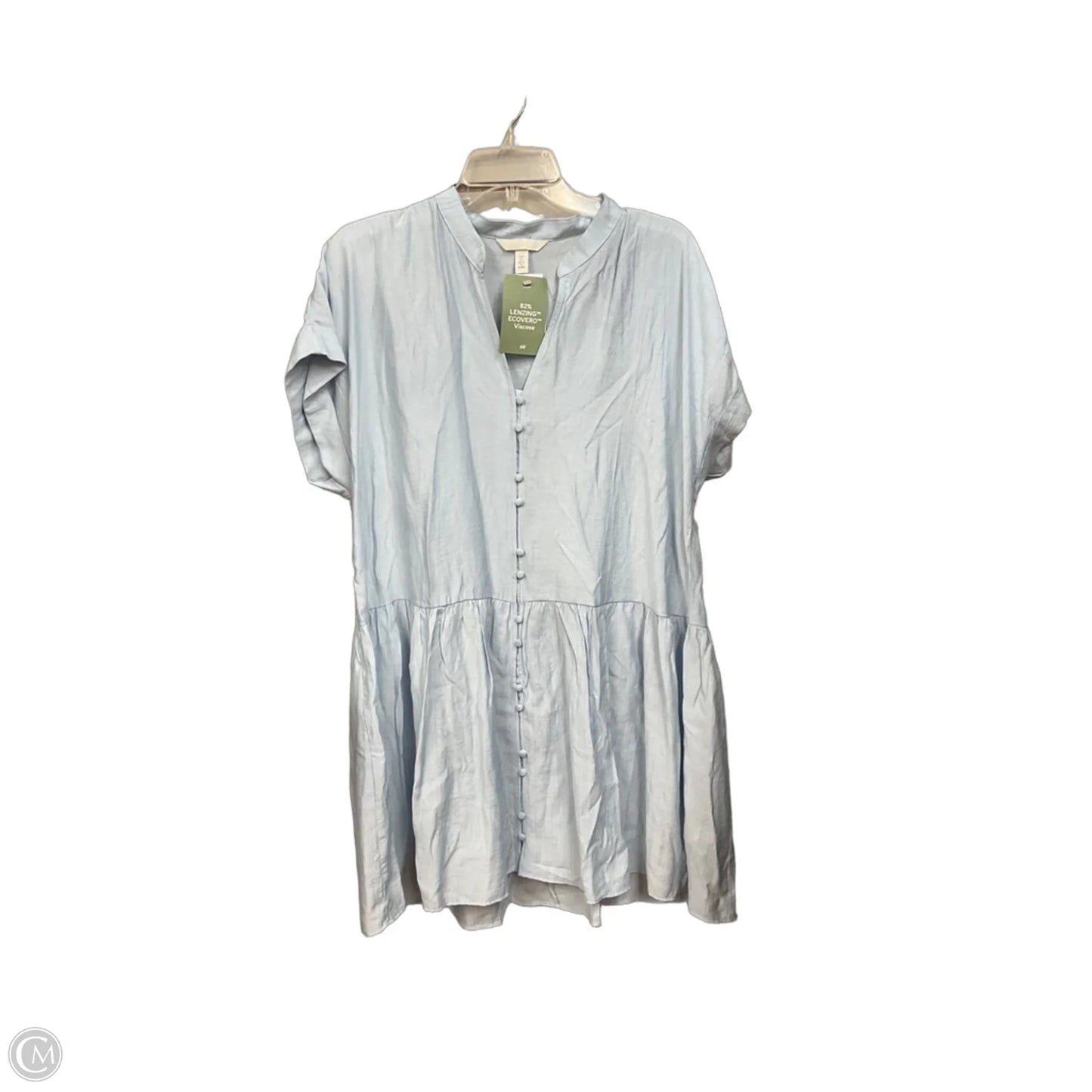 Dress Casual Short By H&m In Blue, Size: S