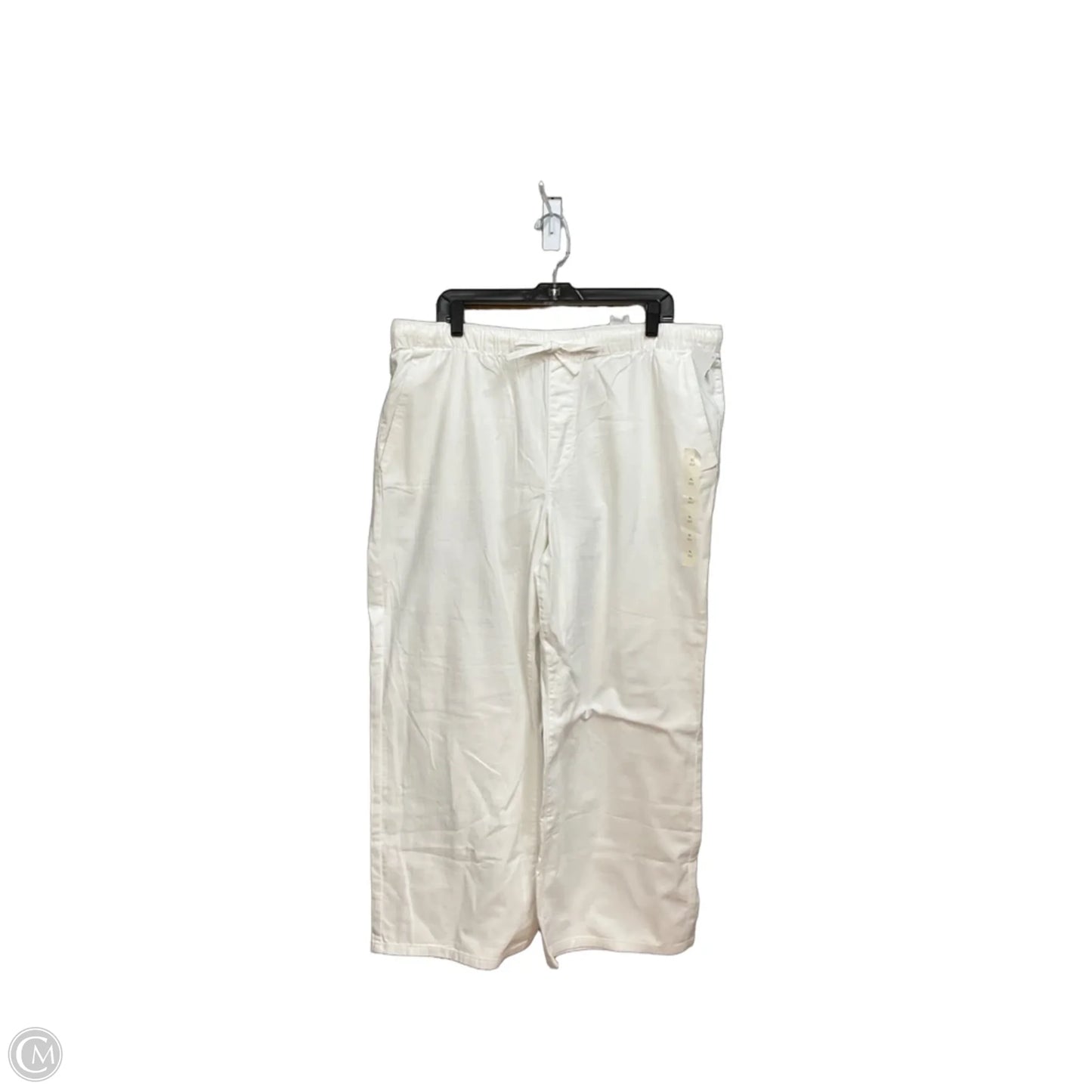 Pants Linen By Banana Republic In White, Size: Xl