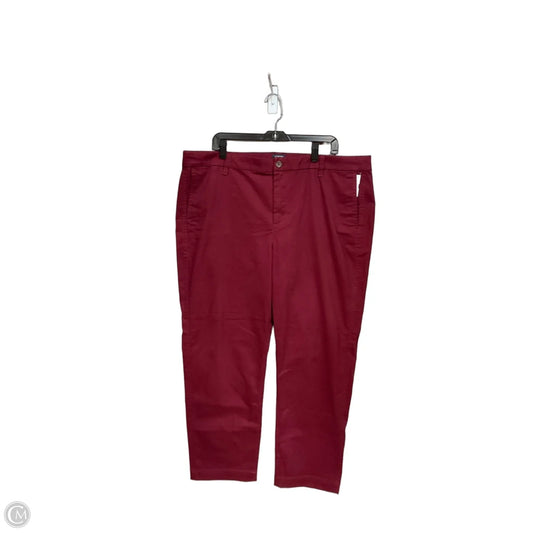 Pants Dress By J. Crew In Red, Size: 18
